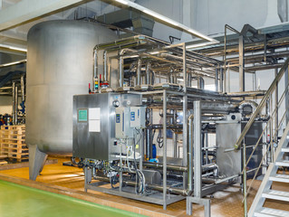 pipes, tanks for the food industry