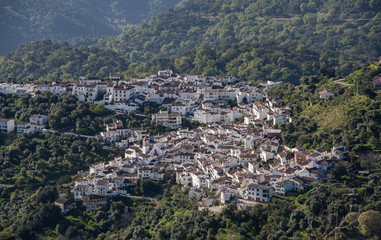 Fototapeta na wymiar Municipios de la provincia de Málaga, Benarrabá