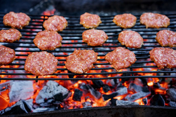 Grilled burgers