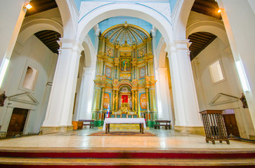 Panama Cathedral, Sal Felipe Old Quarter, UNESCO World Heritage Site, Panama City, Panama, Central...