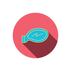 Car mirror icon. Driveway side view sign.