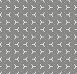 Seamless Vector Geometric interlocking Pattern
