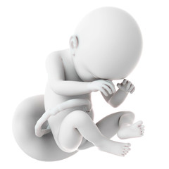 medically accurate illustration of a fetus week 38