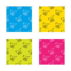 Video camera icon. Retro cinema sign.