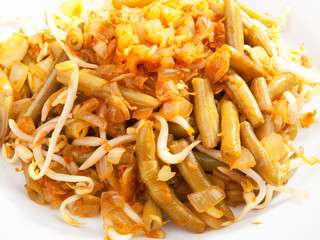 Indonesian cuisine - beans with soya sauce