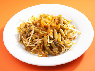 Indonesian cuisine - beans with soya sauce