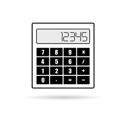 calculator icon vector