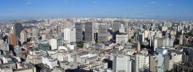 Panorama von Sao Paulo/Brasilien