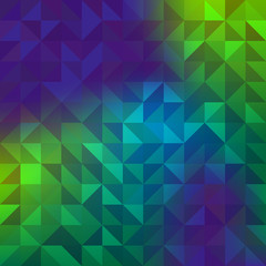 Abstract polygonal seamless background set.