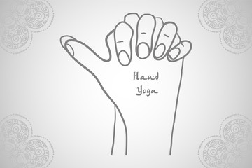Element yoga Turtle mudra hands