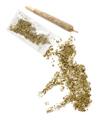 Weed in the shape of Philippines and a joint.(series)