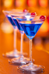 Cocktails Collection - Blue Martini