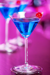 Cocktails Collection - Blue Martini