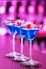Cocktails Collection - Blue Martini