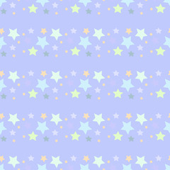 Background with stars. Seamless.