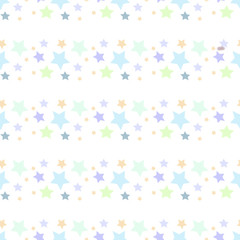 Stars on a white background. Seamless.