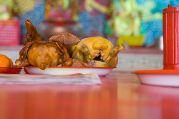 Food for religious worship.