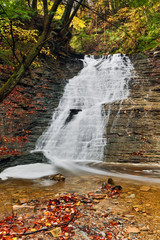 Buttermilk Falls in Autumn