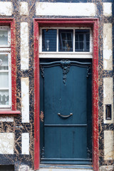 alte Haustüre in Monschau, Deutschland