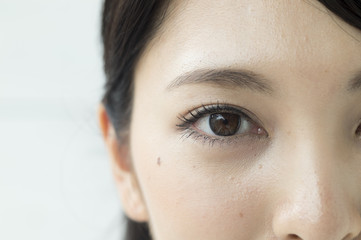 Eyes of a beautiful Japanese woman
