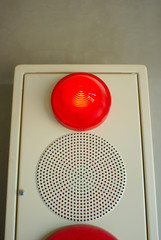 火災警報器　赤色灯