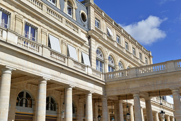 Fototapeta na wymiar The Palais Royale in Paris, France