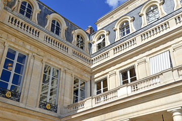Fototapeta na wymiar The Palais Royale in Paris, France