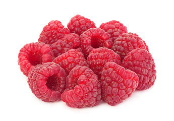 Raspberry fruit closeup