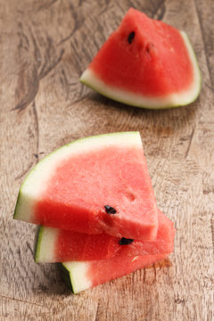 Watermelon, Slices of fresh watermelon