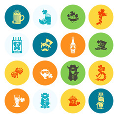 Saint Patricks Day Icon Set