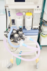 Fototapeta na wymiar The image of anesthesia apparatus