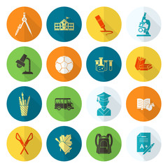 School and Education Icons