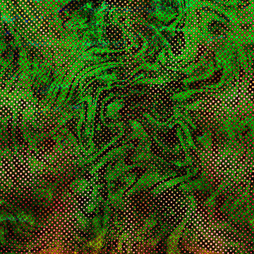 abstract green art  grunge bright background