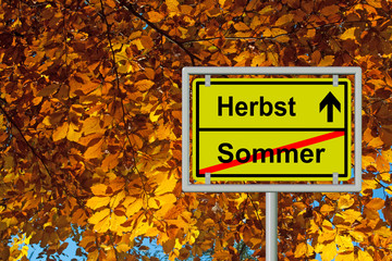 Herbstanfang