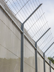 Obraz na płótnie Canvas Fence around restricted area