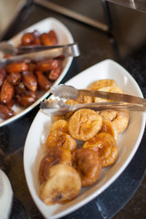 Buffet - a series of restaurant food photo images