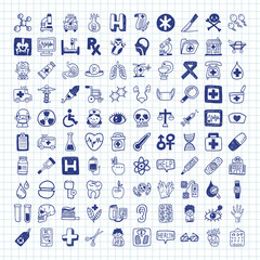 doodle Medical icons