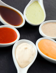 different kinds of sauce