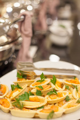 Buffet - a series of restaurant food photo images