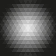 Obraz premium Geometric Vector Pattern With Triangles