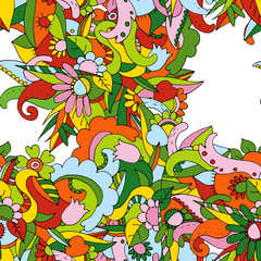 set of hearts drawing by colored pencils