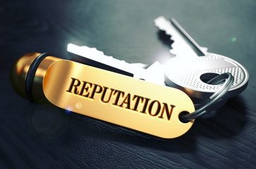 Reputation written on Golden Keyring.