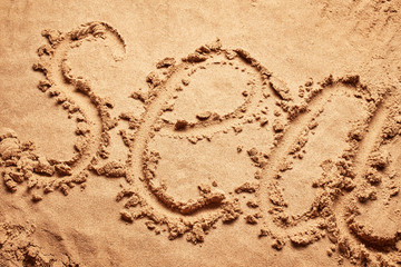Sea written on sand