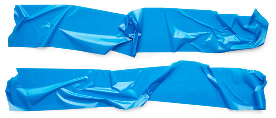 Blue adhesive tape