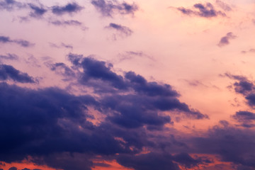 Dramatic sky