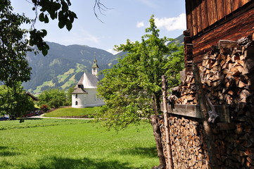 Das Ramsauer Kirchlein im Zillertal