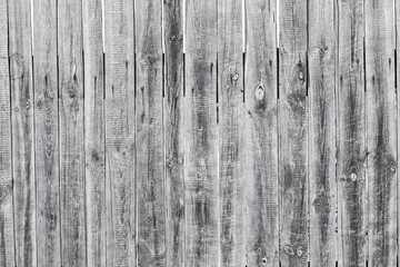 Old grey wooden fence