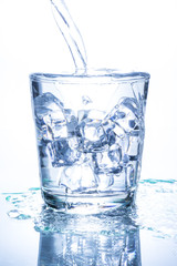 Pouring Water into Glass
