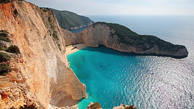 Sea wreck in Zakynthos island,Greece
