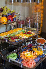 Buffet - a series of restaurant food photo images